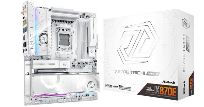 Материнская плата ASRock X870E Taichi White