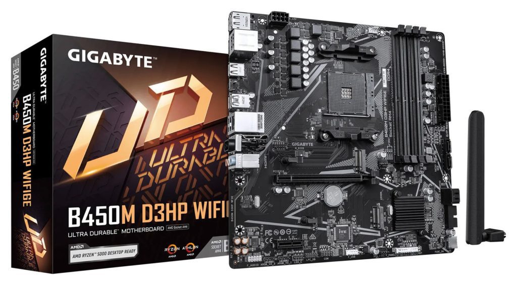 Материнская плата GIGABYTE B450M D3HP WIFI6E