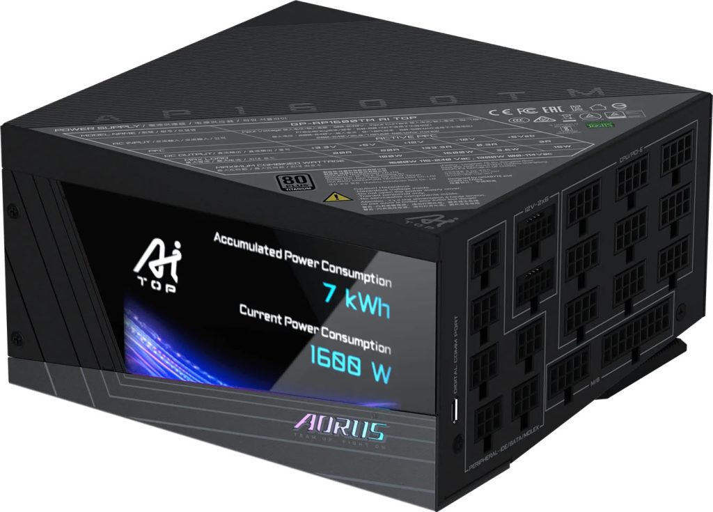 Блок питания AORUS P1600W от GIGABYTE