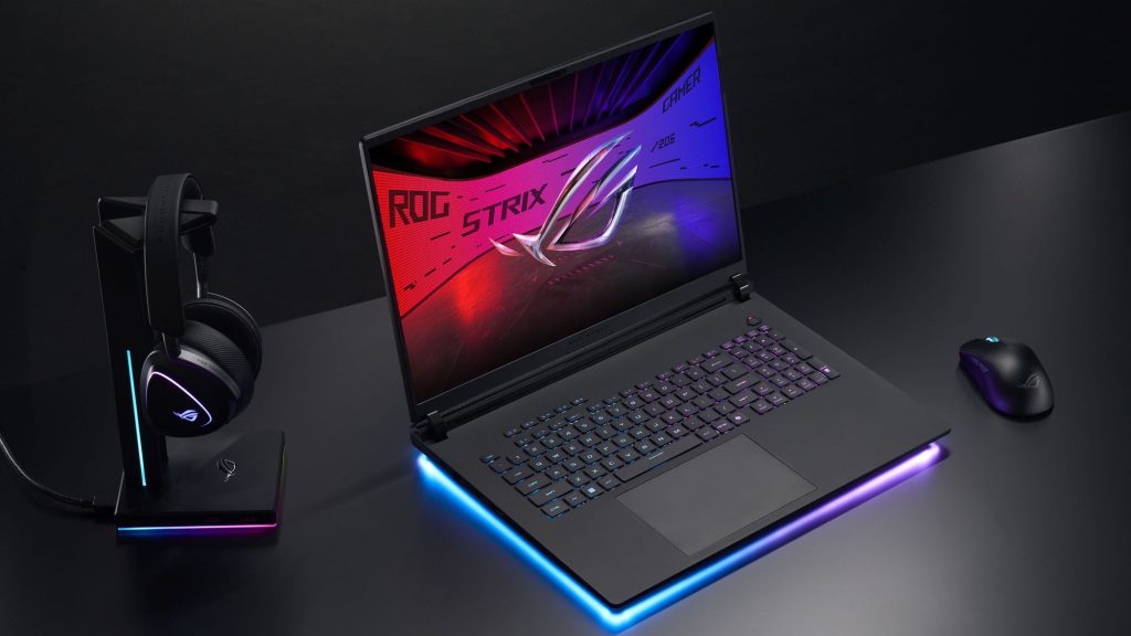 NVIDIA GeForce RTX 5080 Laptop GPU в AMD-конфигурациях ROG Strix G16 и G18 (2026).