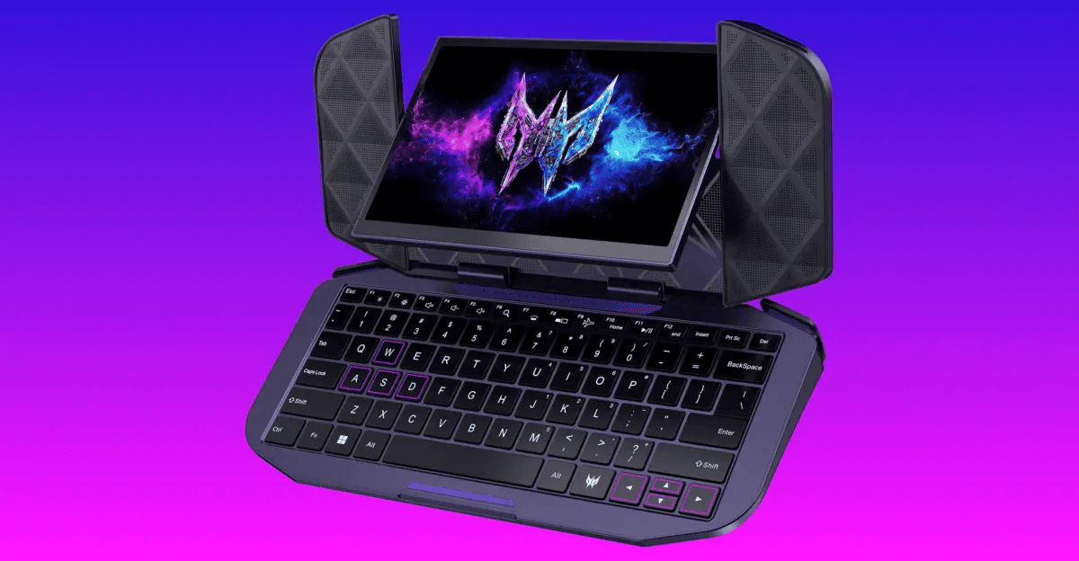 Концепт-устройство Acer Project DualPlay Mini в режиме ноутбука
