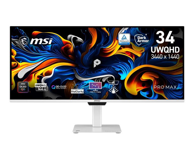 QD-OLED монитор MSI Pro Max 341QPXW14G для пользователей Mac