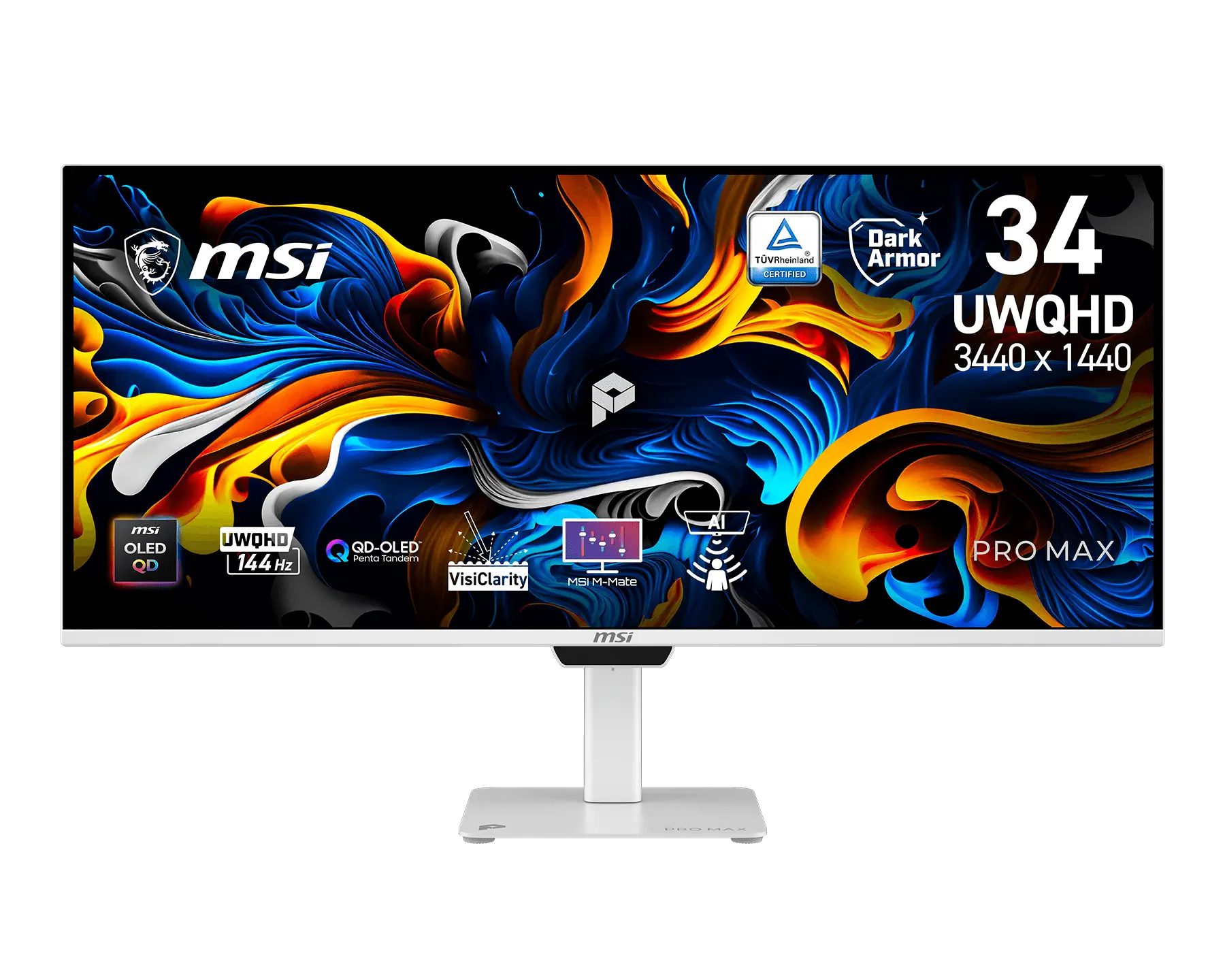 QD-OLED монитор MSI Pro Max 341QPXW14G для пользователей Mac