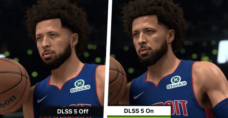 Технология NVIDIA DLSS 5 с нейросетевым рендерингом в NBA 2K27
