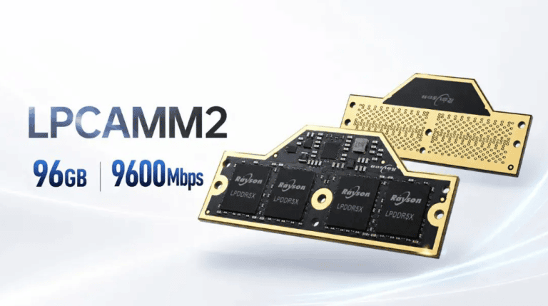 Модуль памяти LPDDR5X LPCAMM2 объёмом 96 ГБ