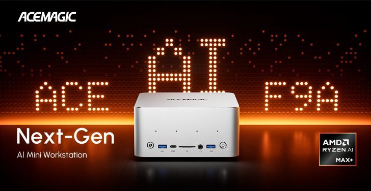 Компактная ИИ-рабочая станция AMAX F9A с процессором AMD