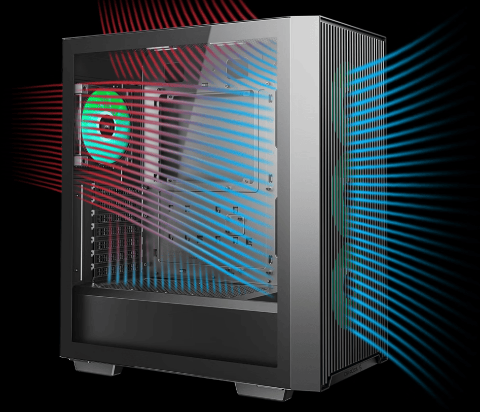Корпус DeepCool CC560 ARGB V3 с вентиляторами ARGB