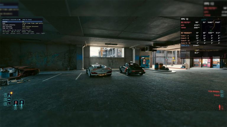 Тест в Cyberpunk 2077