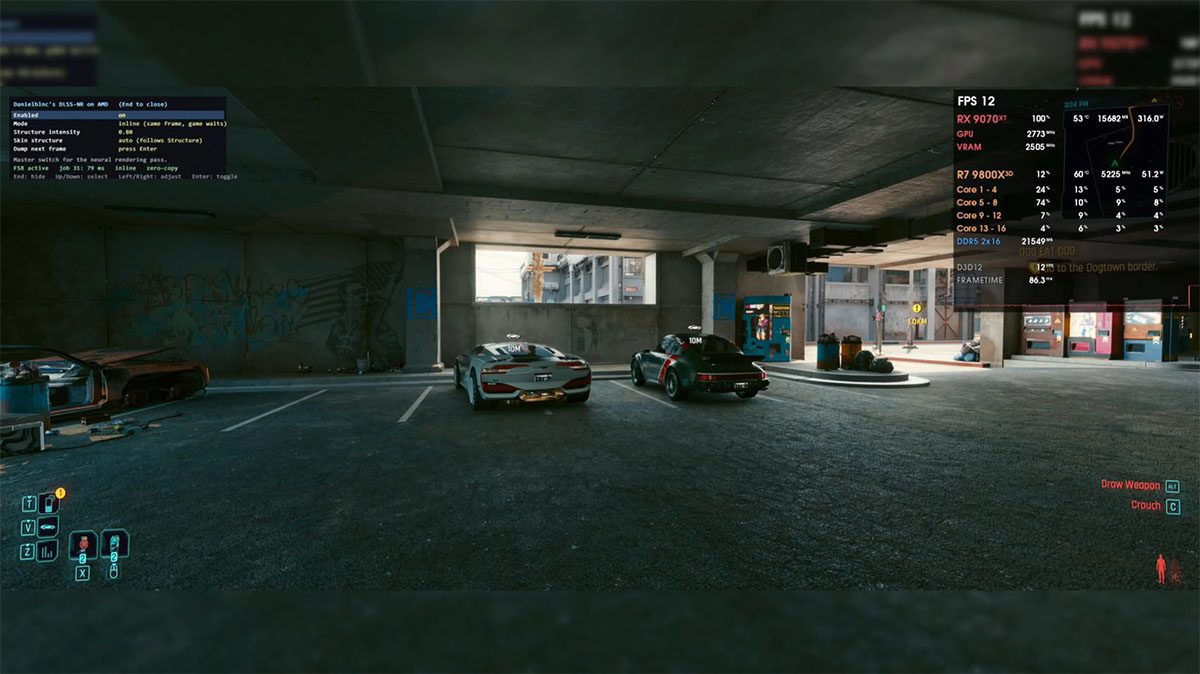 Тест в Cyberpunk 2077
