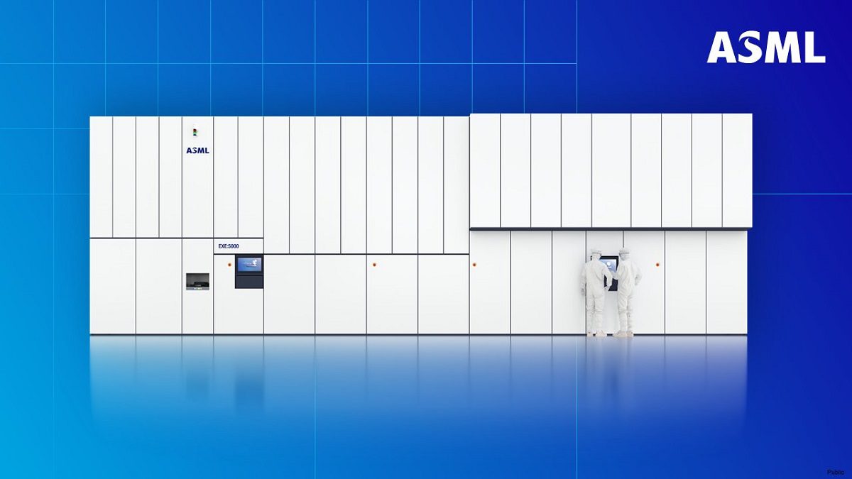 Литографическая система ASML High-NA EUV для производства чипов