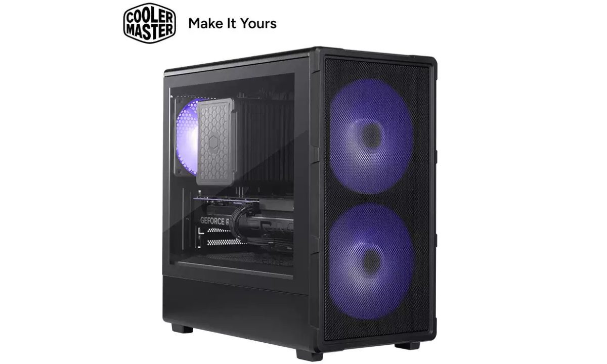 Компьютерный корпус Cooler Master ELITE450 с ARGB-подсветкой
