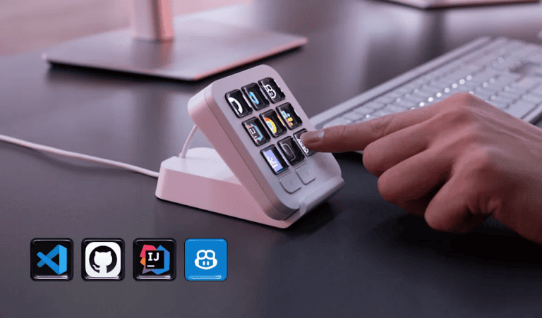 Программируемая консоль Logitech MX Keypad с ЖК-клавишами