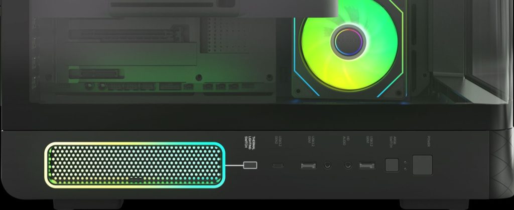 Корпус FSP M581 с панорамным стеклом и RGB-подсветкой