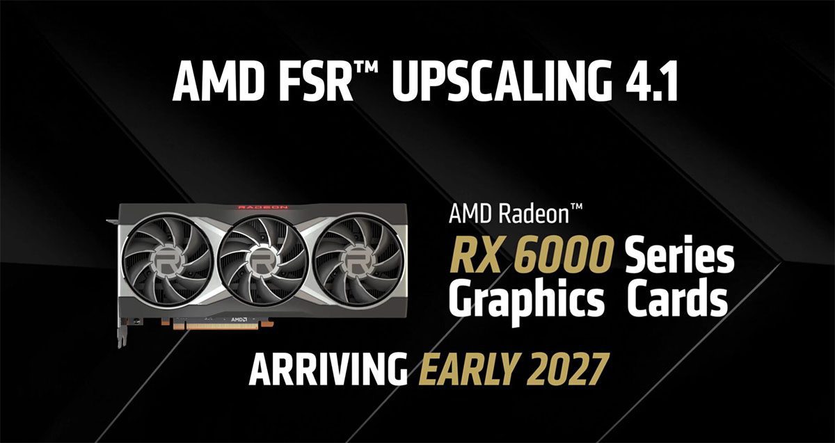 Видеокарта AMD Radeon RX 6750 XT с технологией FSR 4.1