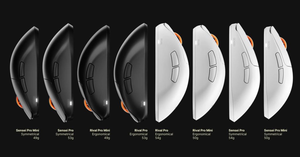 Игровые мыши SteelSeries Sensei Pro и Rival Pro