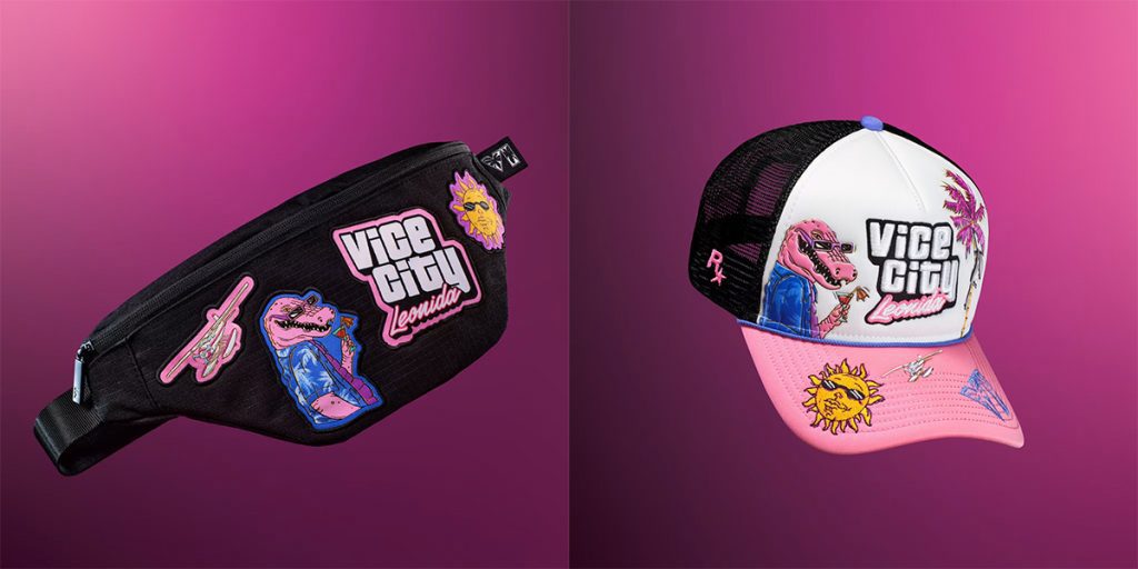 Коллекционный набор Rockstar Games GTA 6 Vice City Collection с атрибутикой