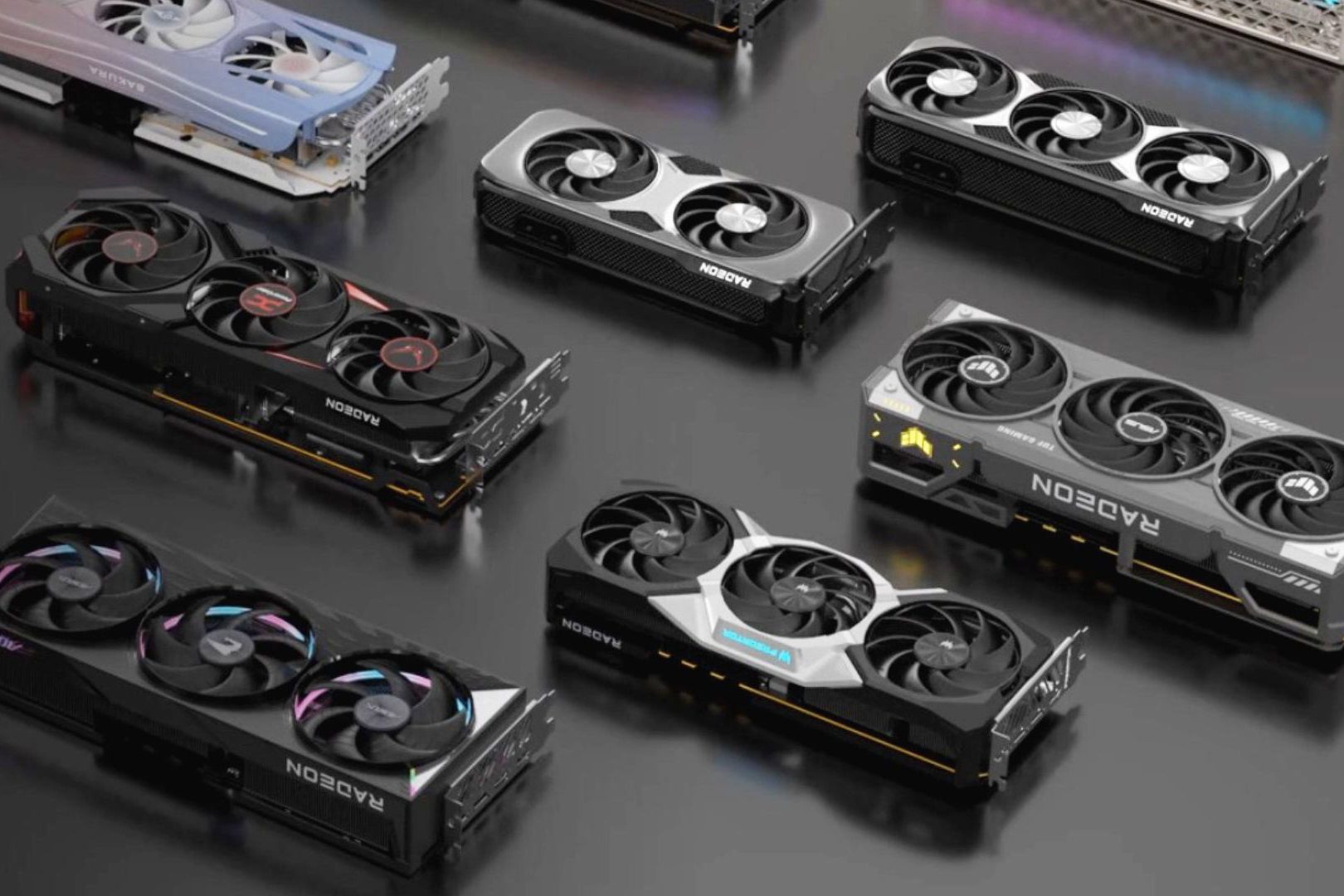 Видеокарты AMD Radeon, NVIDIA GeForce и Intel Arc