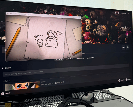 Steam на взломанной PS5