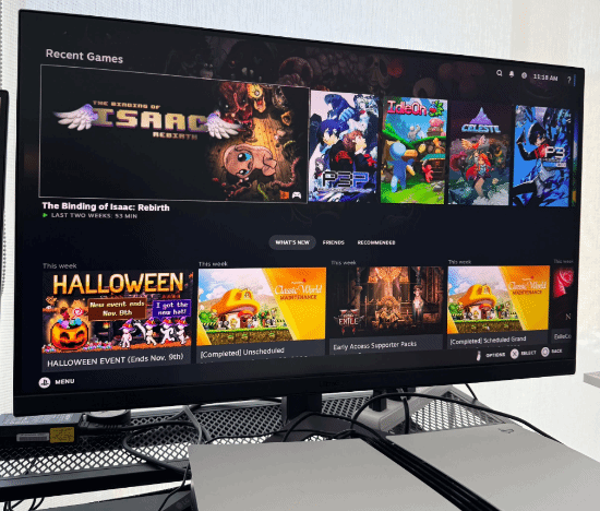 Steam на взломанной PS5