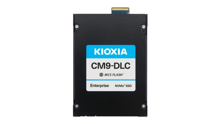 Корпоративный SSD Kioxia CM9-DLC формата E3.S с холодной пластиной жидкостного охлаждения