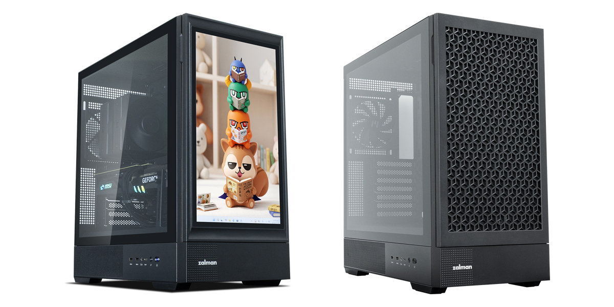 Корпус ZALMAN Z20 DS со съёмным 15,6-дюймовым экраном на передней панели